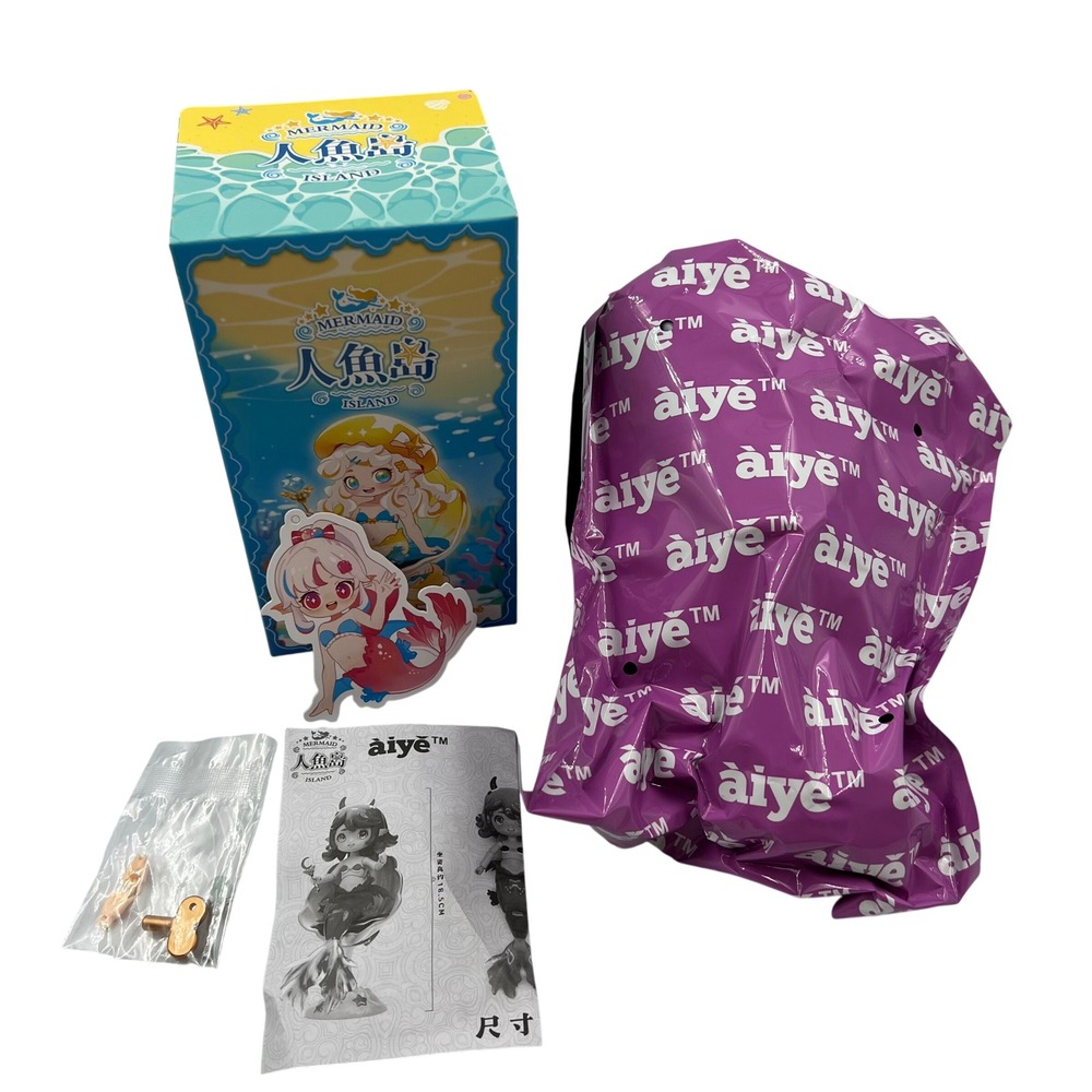 AIYE Mermaid Island Melo Confirmed Mermaid Figure Pink Hair Blind Box Figure